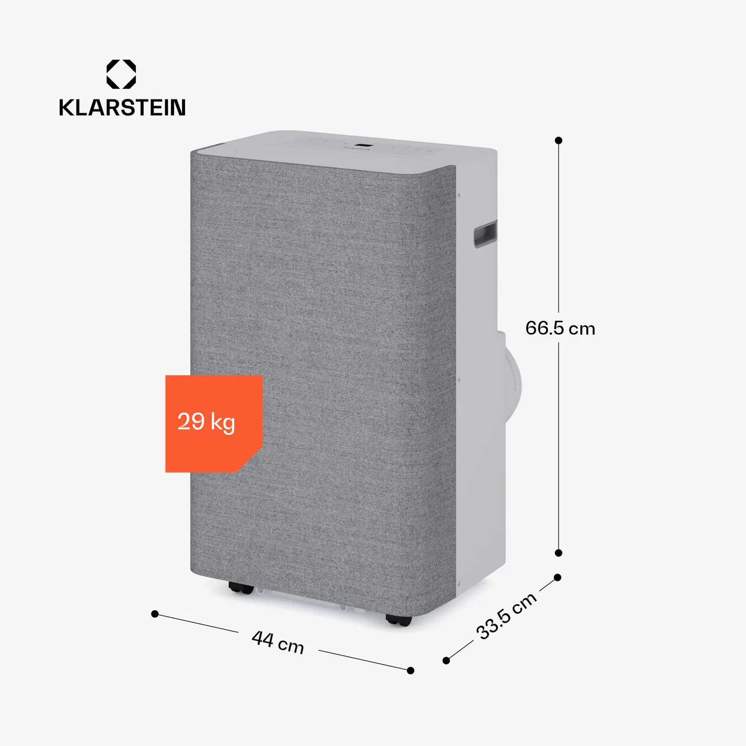 Klarstein AireLux climatiseur mobile 14000BTU gris