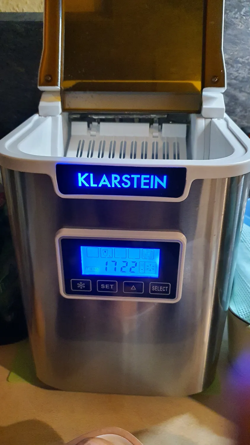 Klarstein Ice Meister ice6 machine à glaçons blanc neige rapide
