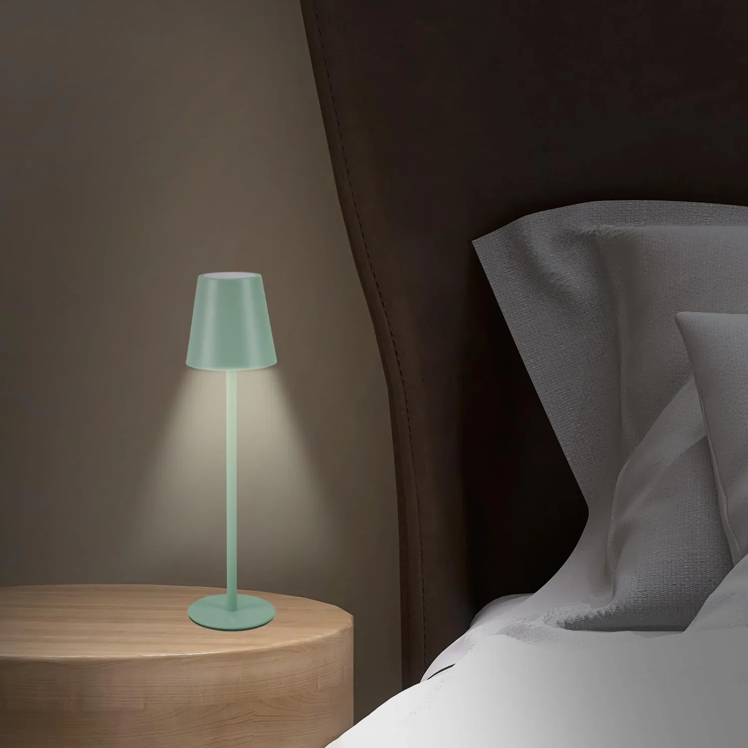Beper P207ILI203 lampe table LED sauge 78 cm