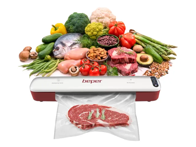 Beper P102CON001 Machine Sous Vide 30 cm avec 5 Sacs