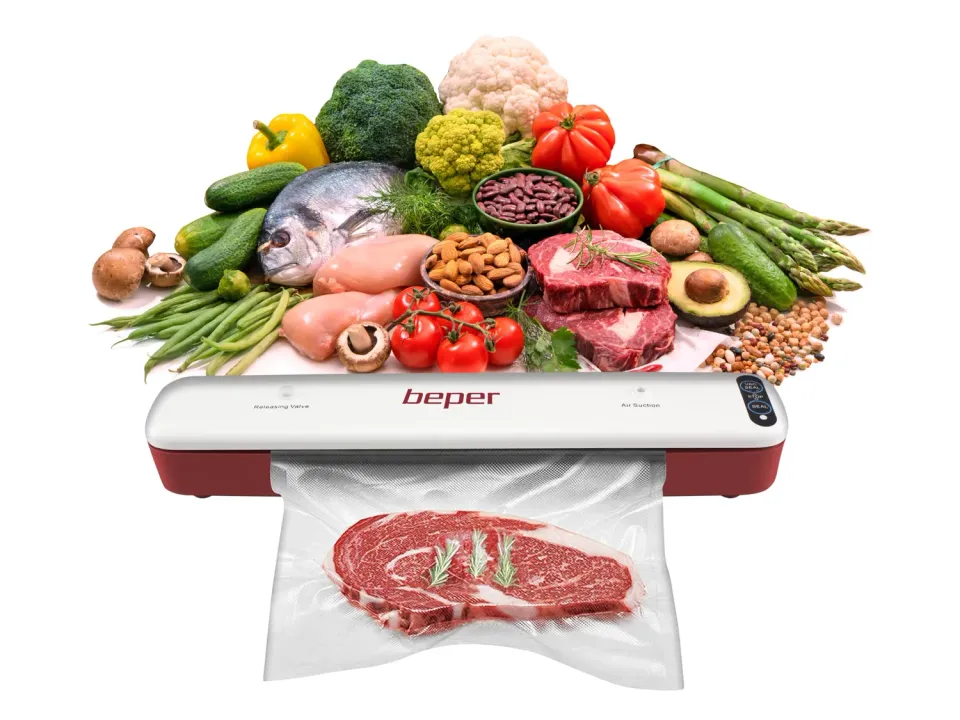 Beper P102CON001 Machine Sous Vide 30 cm avec 5 Sacs