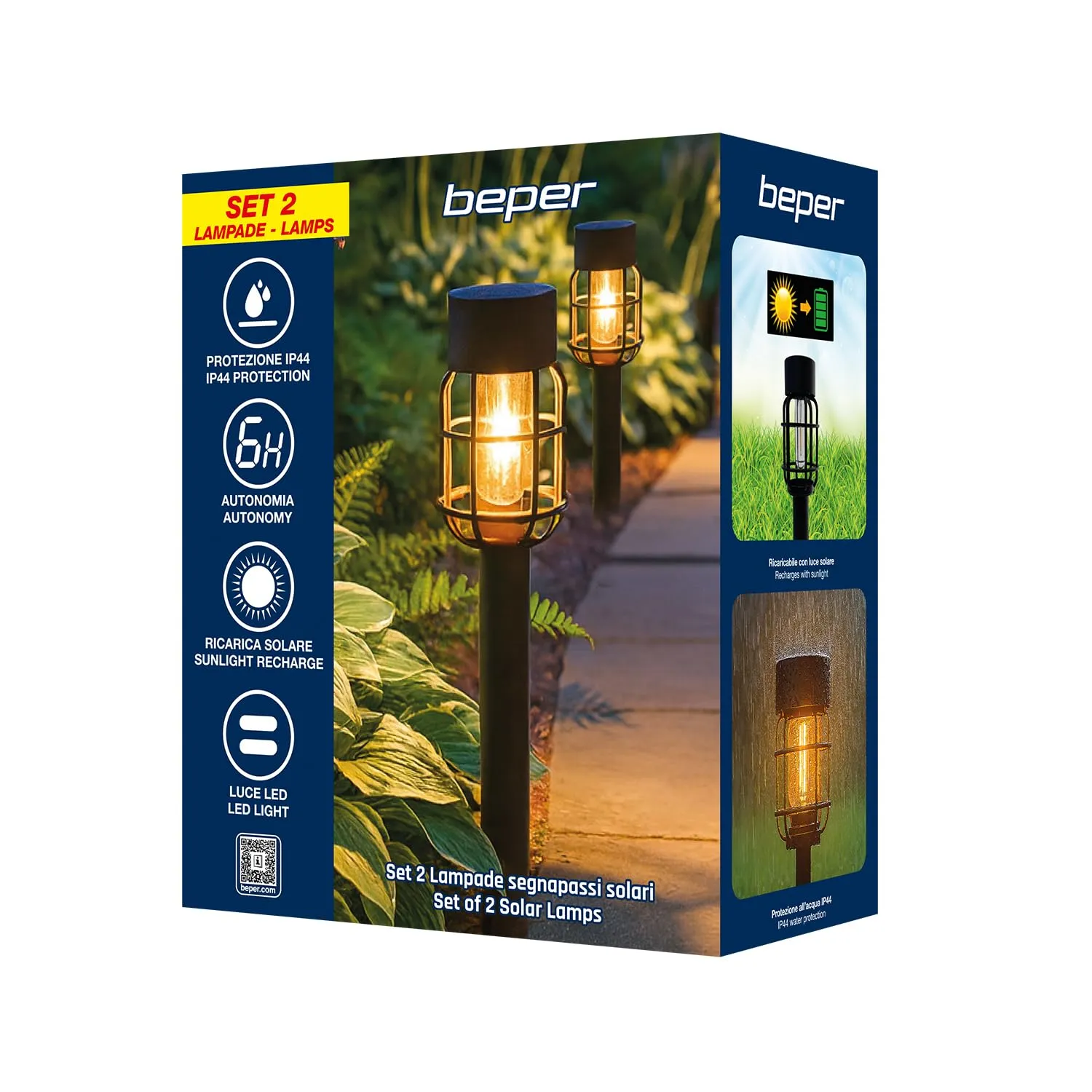 Beper Lucea P207ILO021 lampes solaires jardin lot 2 IP44