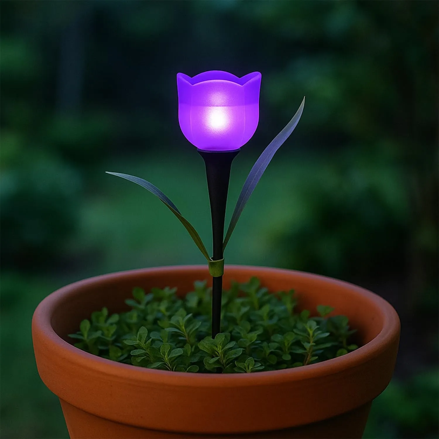 Beper P207ILO105 lampes solaires tulipe x4 LED IP44 couleurs