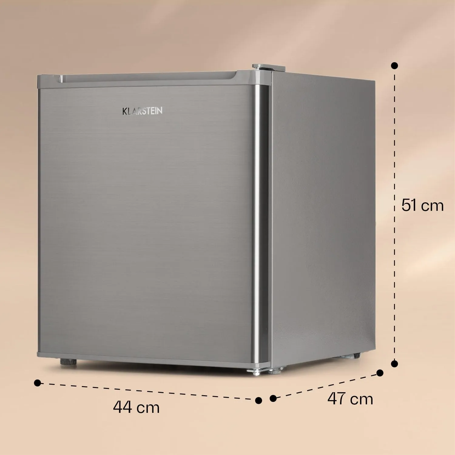 Klarstein mini congélateur armoire 33 L argent froid ventilé