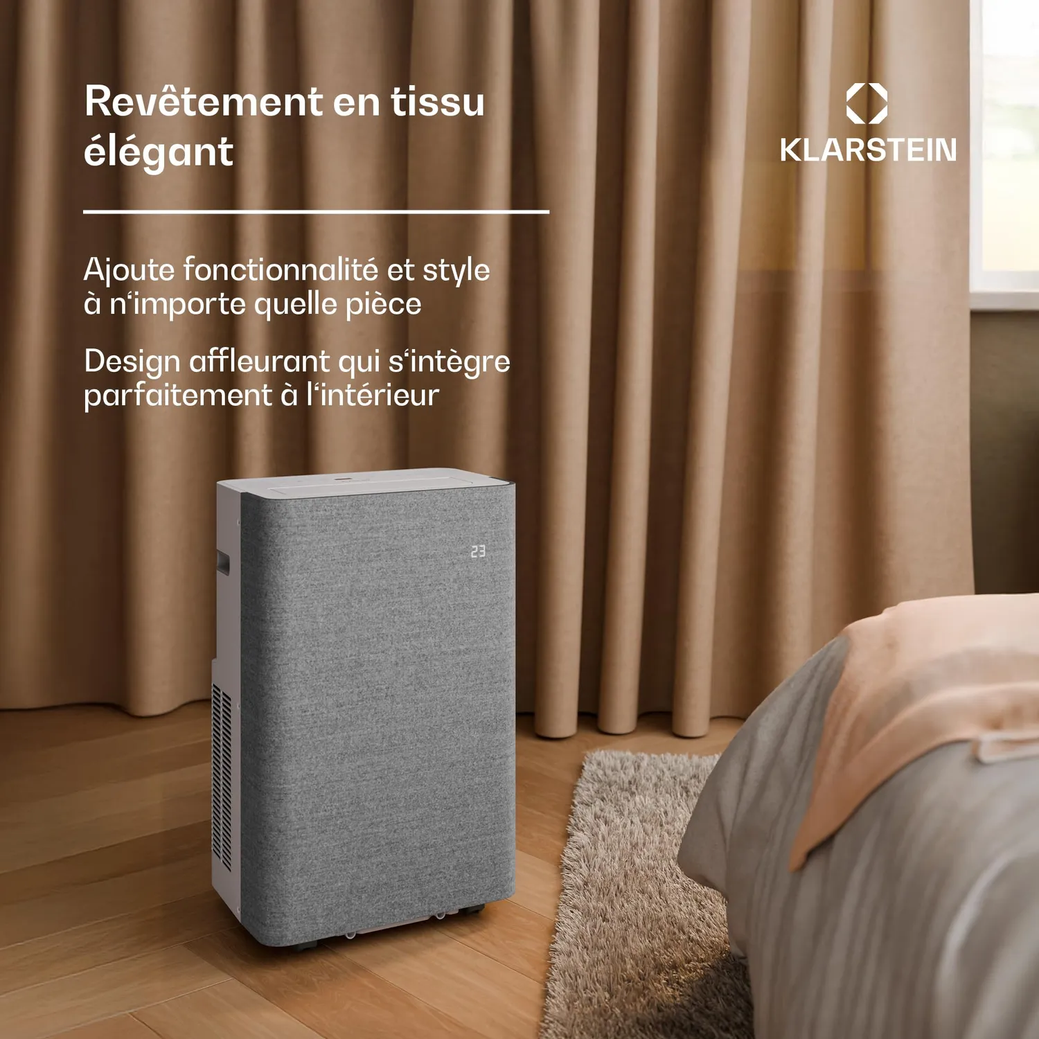Klarstein AireLux climatiseur mobile 14000BTU gris