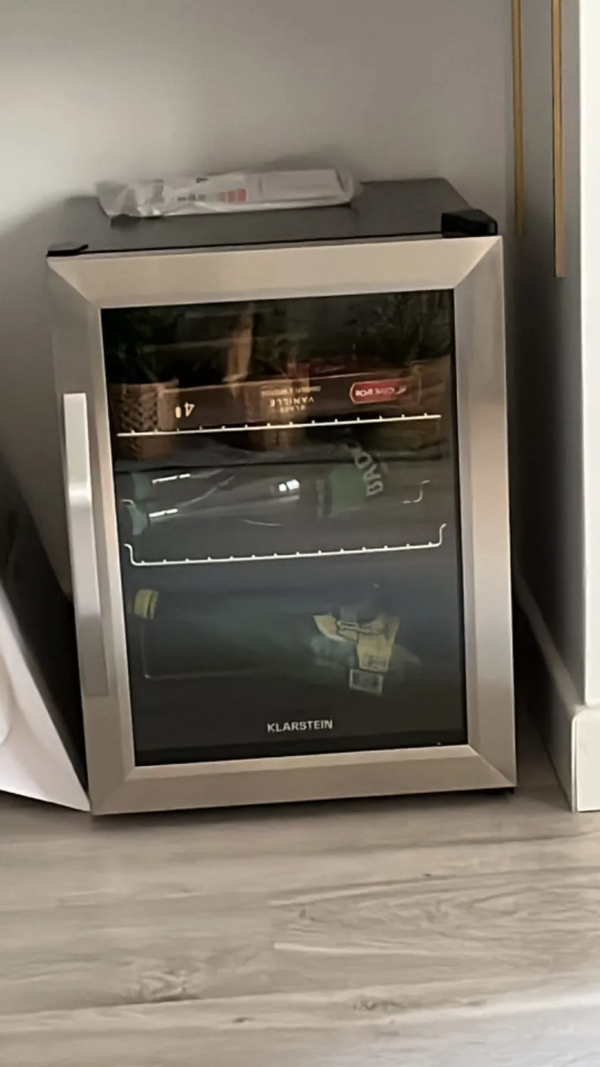 Klarstein mini frigo bar 33 L vitré noir silencieux