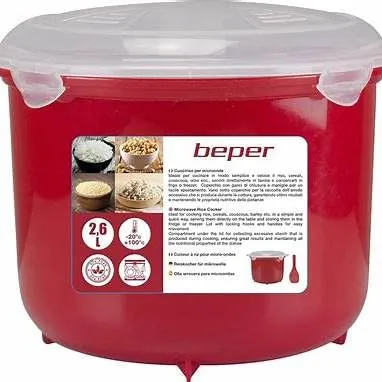 Beper C106CAS001 cuiseur riz micro-ondes 2,6 L