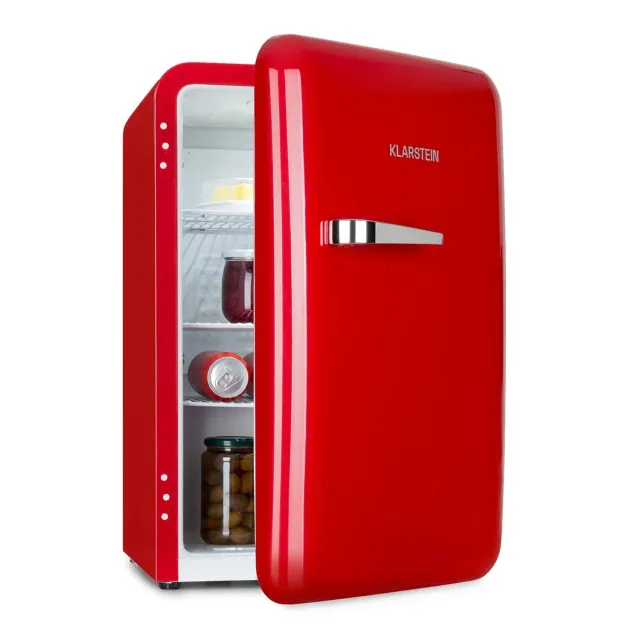 Klarstein Audrey Mini réfrigérateur 70L rouge rétro