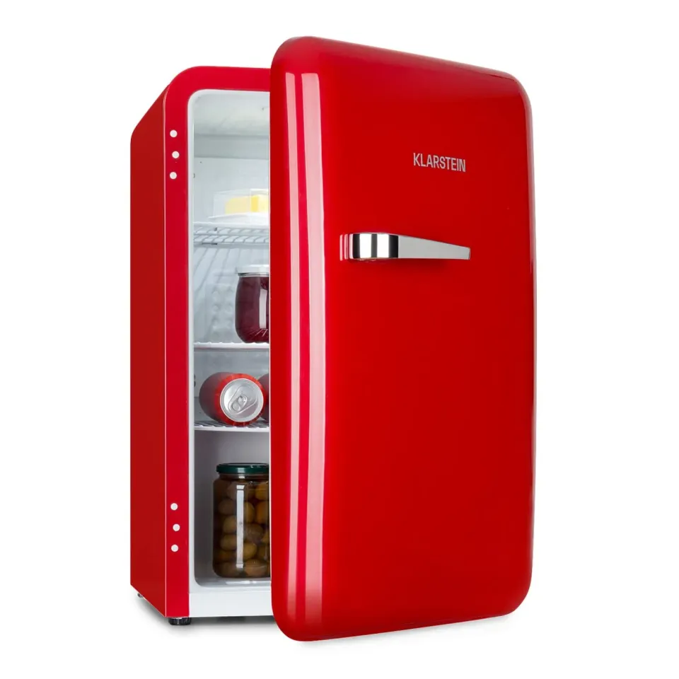 Klarstein Audrey Mini réfrigérateur 70L rouge rétro