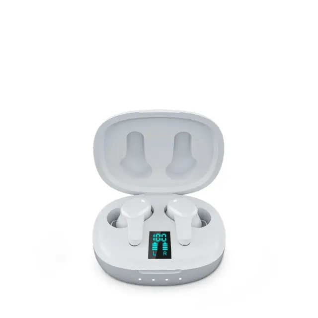 Prixton TWS159 écouteurs blanc ENC ANC 3,5 h + boîtier