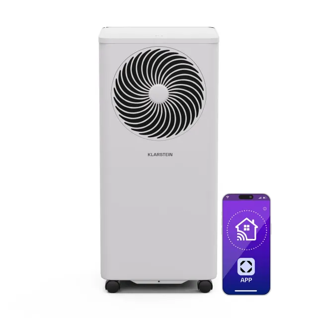Klarstein Aero Ring Climatiseur Portable Blanc 31 m²