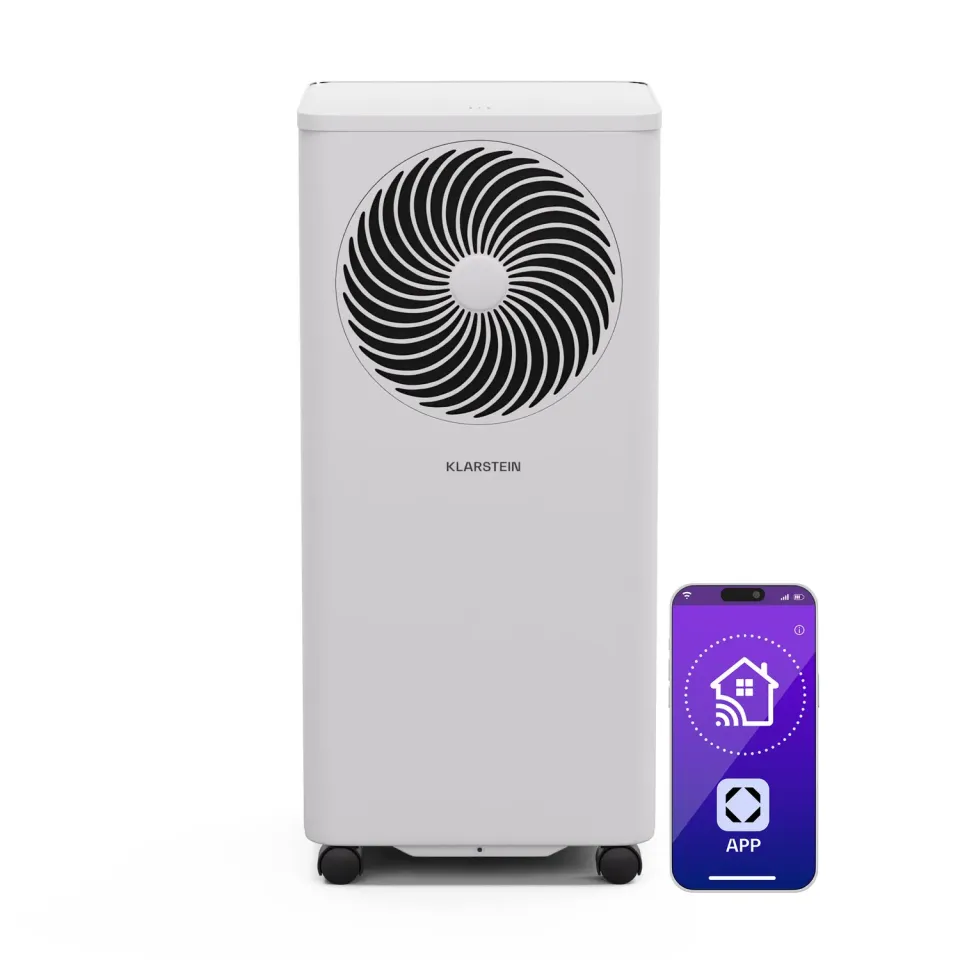 Klarstein Aero Ring Climatiseur Portable Blanc 31 m²