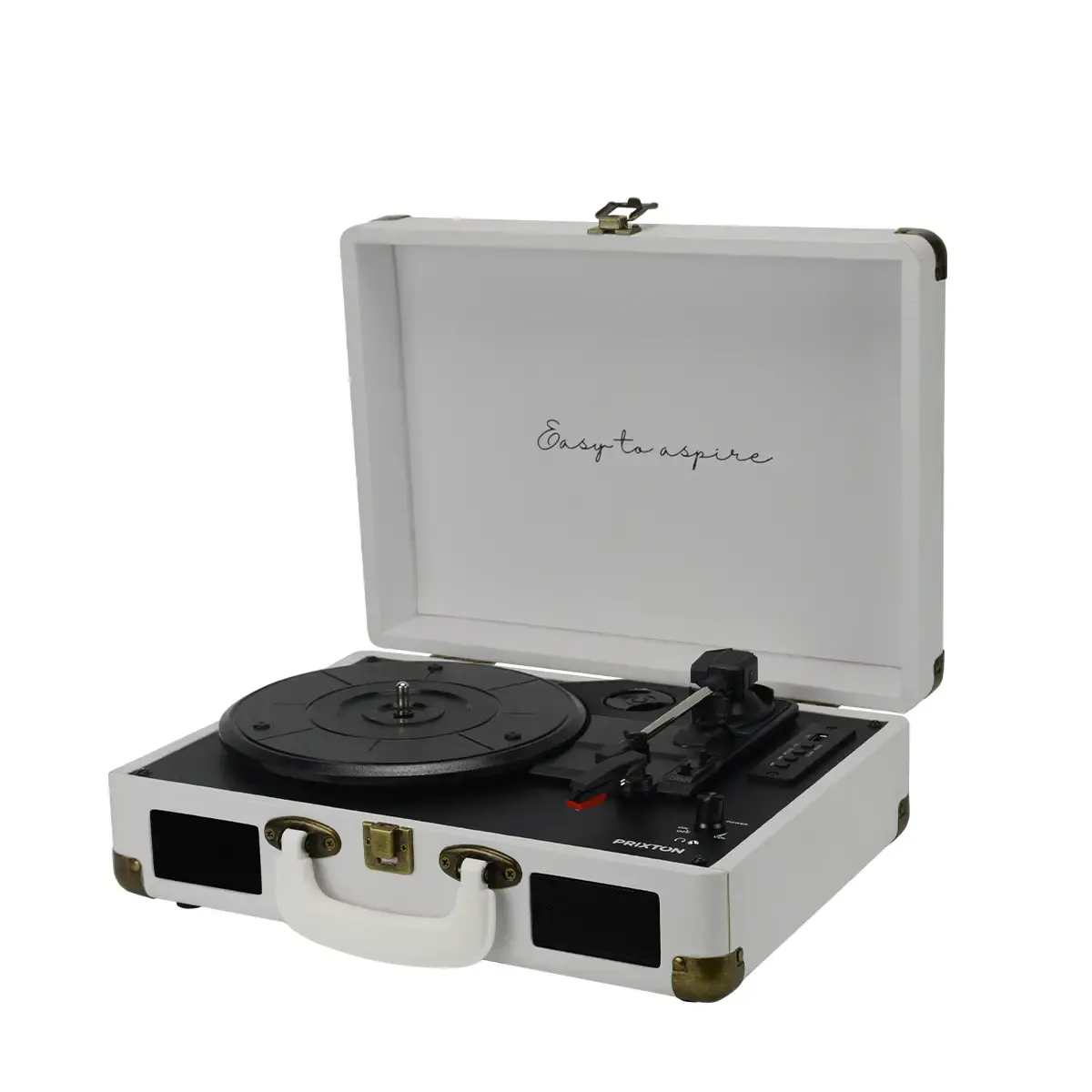 Prixton VC400 platine vinyle blanche bluetooth