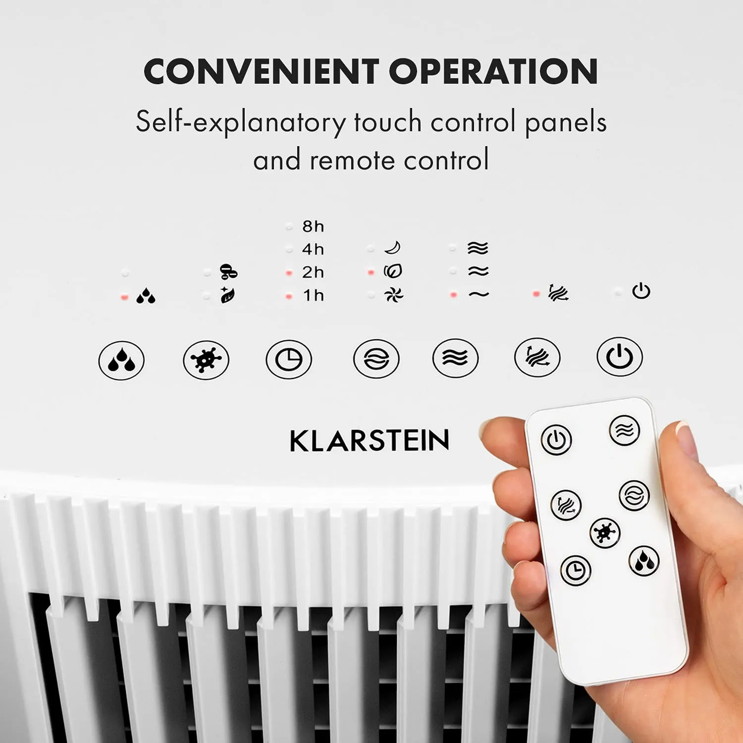 Klarstein Iceberg Pure rafraîchisseur d'air blanc 5 L 65W