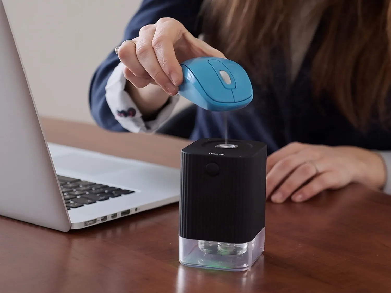 Beper P201UTP011 distributeur désinfectant noir 120 ml
