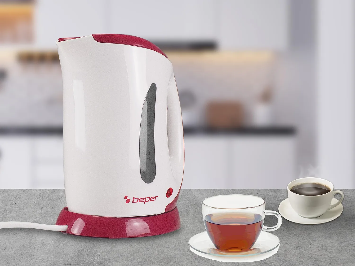 Beper BB.050 bouilloire électrique 1 L sans fil compacte