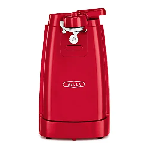 Bella ouvre-boîte électrique rouge lame inox 60W