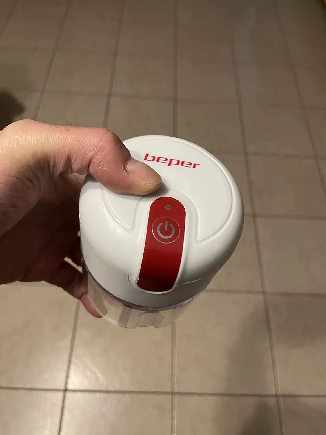 Beper P102ROB050 mini hachoir USB 250 ml rouge 3,7 V