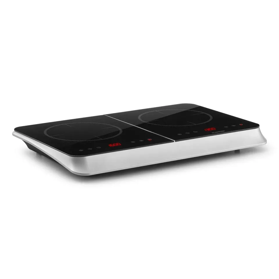 Klarstein InnoChef double plaque induction argent 3400W