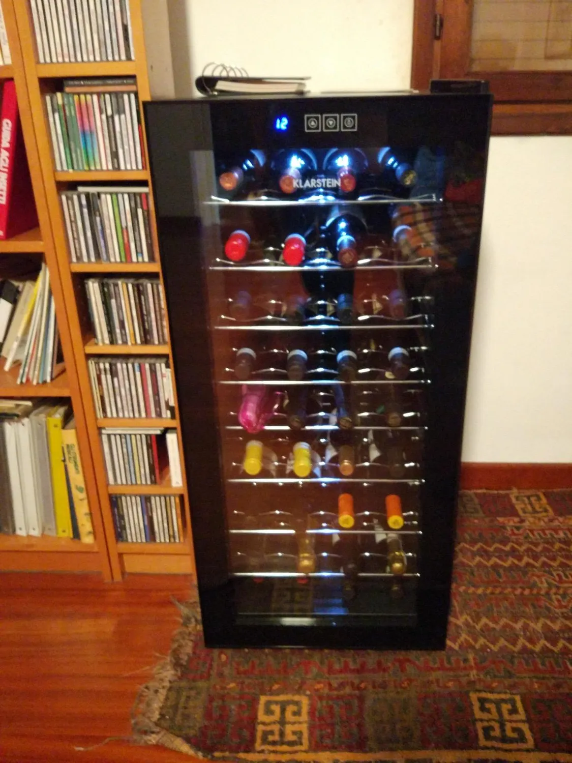 Klarstein Vivo Vino cave à vin 36 bouteilles 118 L noir