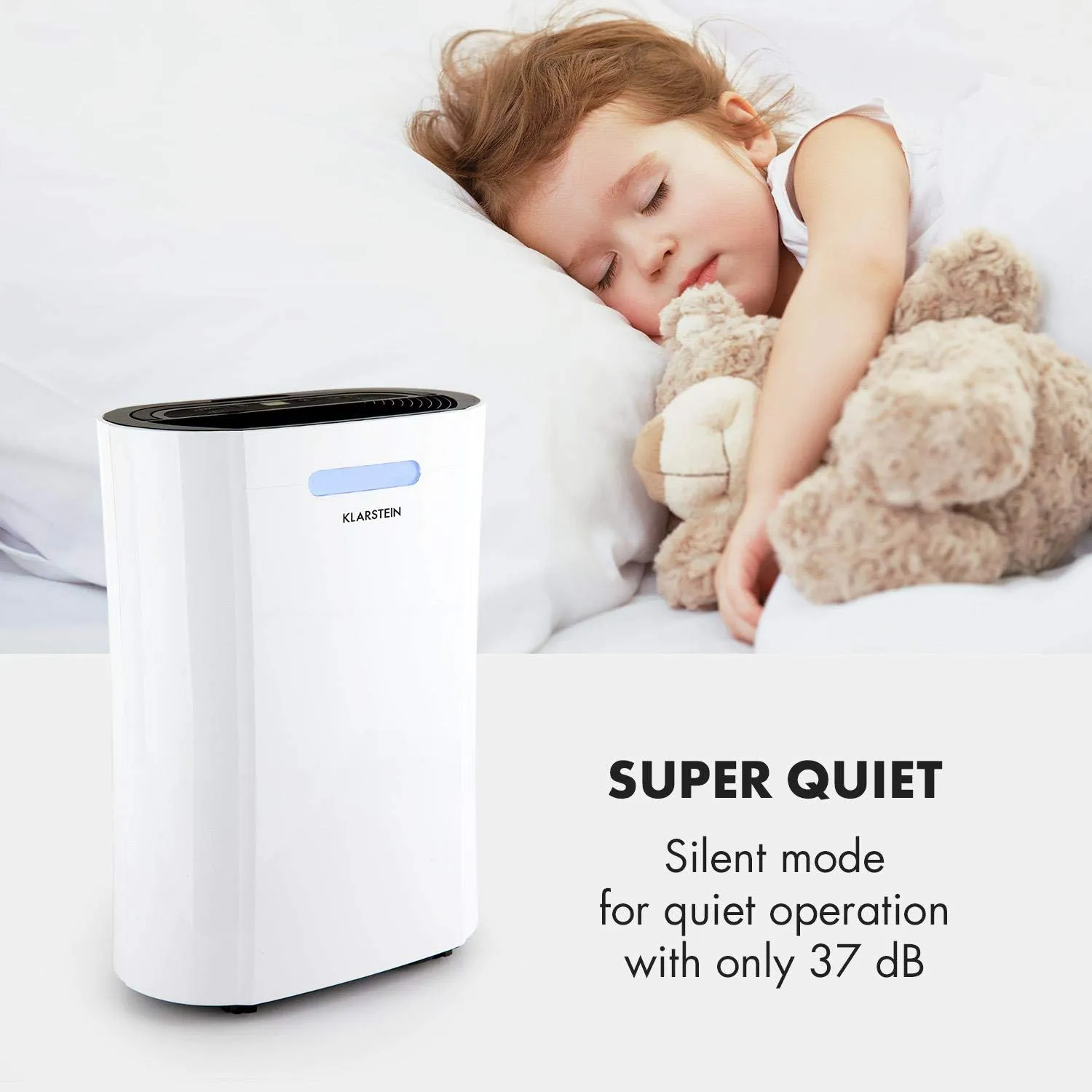 Klarstein AeroDry 10 déshumidificateur 10 L/jour blanc