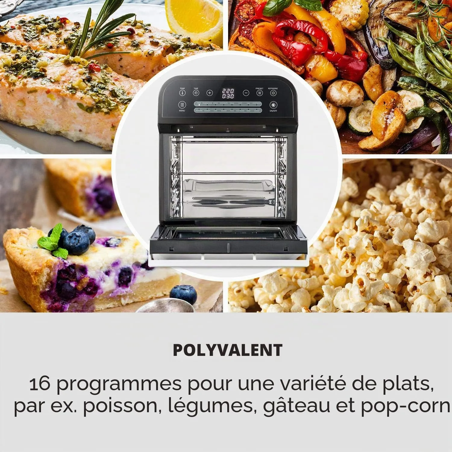 Klarstein AeroVital Cube Edition friteuse sans huile 12 L noire 1600W