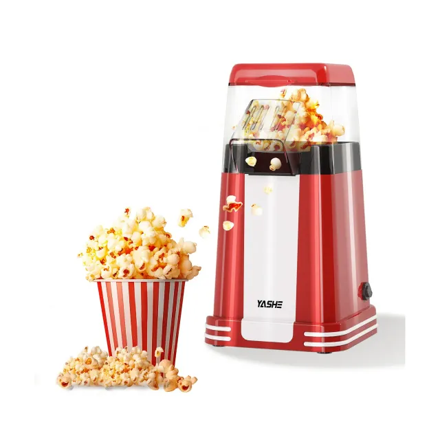 YASHE machine à pop-corn air chaud 1200 W sans huile