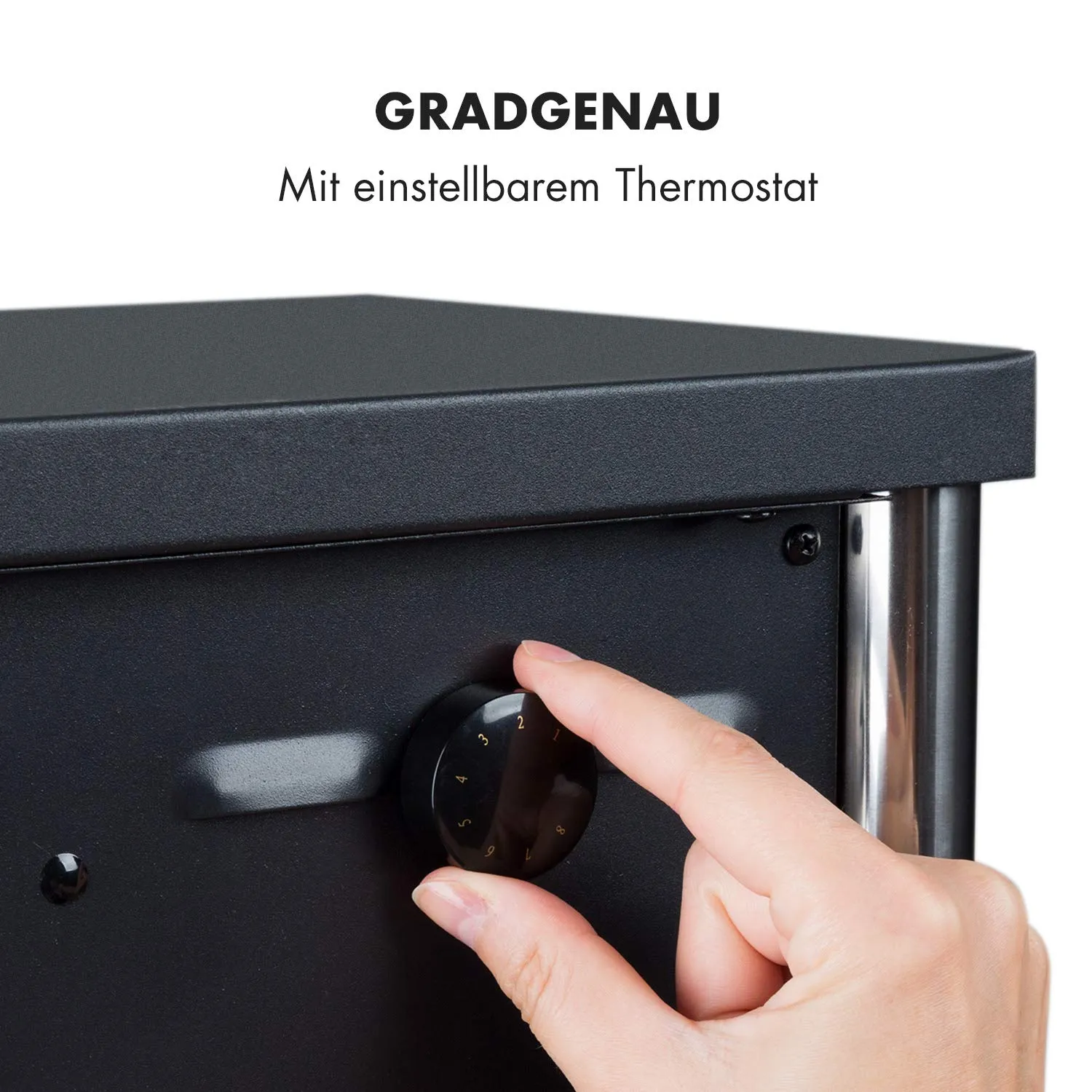 Klarstein Copenhagen cheminée électrique 1900 W noir flamme