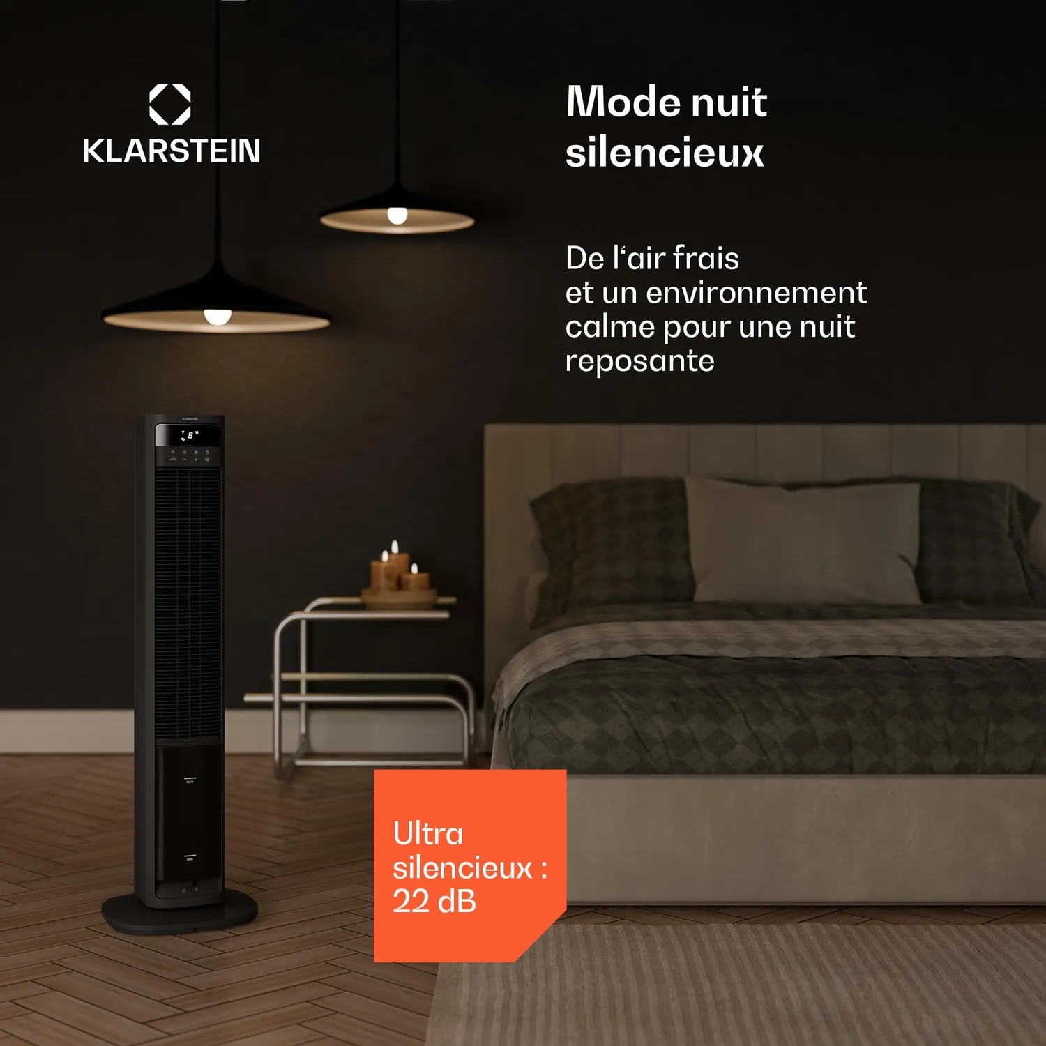 Klarstein Mistral Smart rafraîchisseur d'air noir 4 L