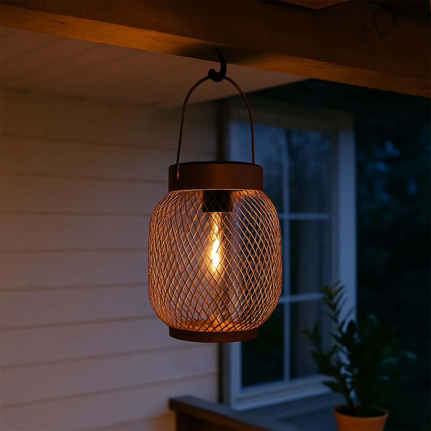Beper Mira P207ILO302 lampe solaire extérieur corten
