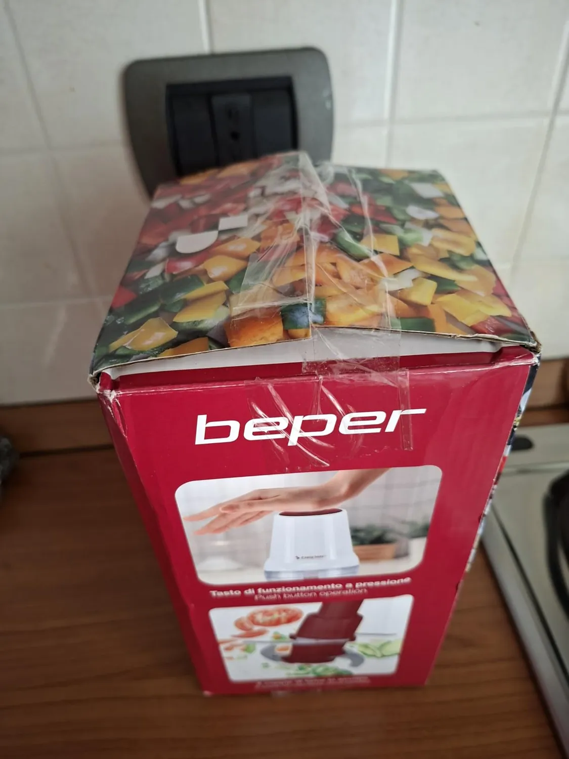 Beper P102ROB010 hachoir 500 ml 2 lames inox 400W
