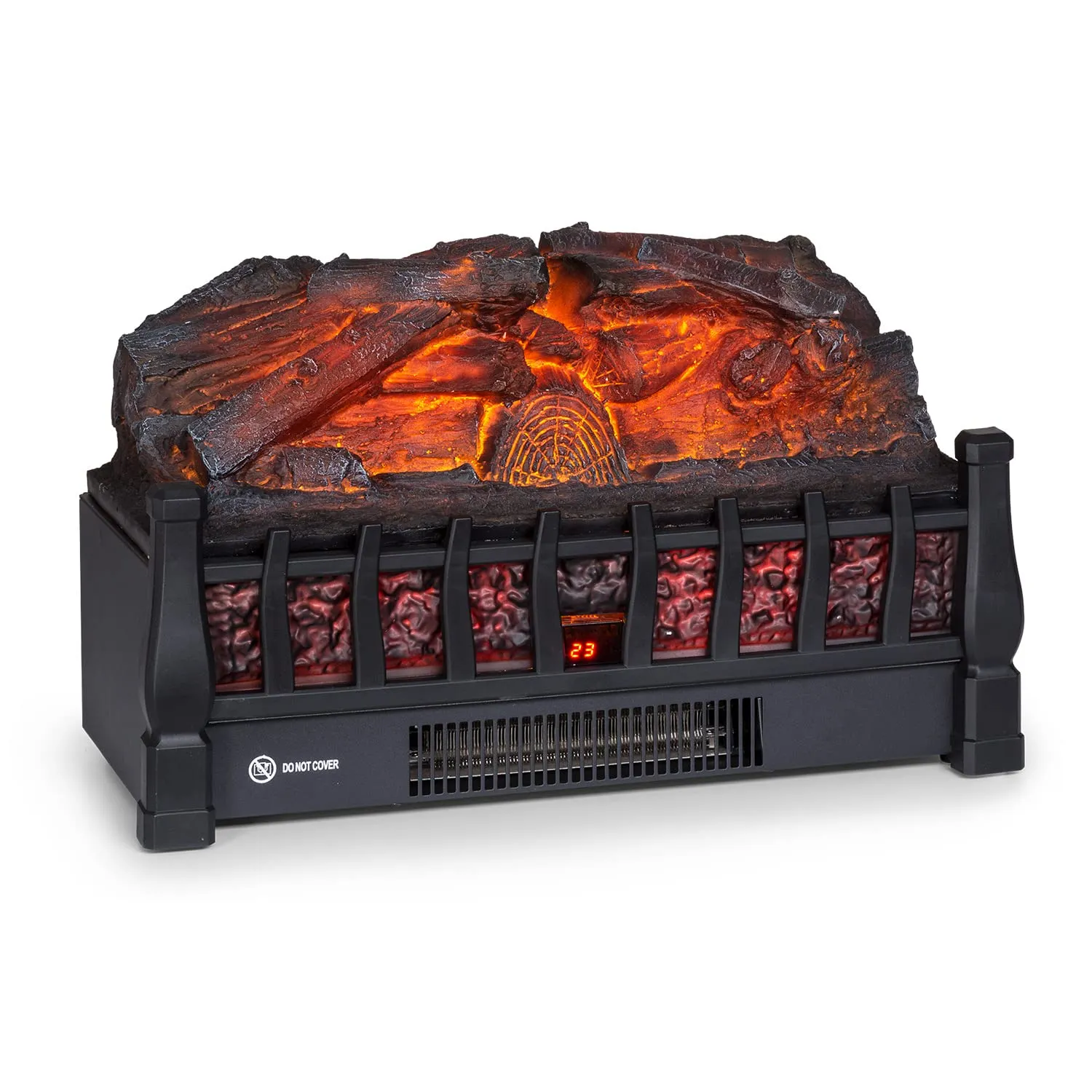 Klarstein Cheminée Électrique 65 cm Chauffage 2000W Noir