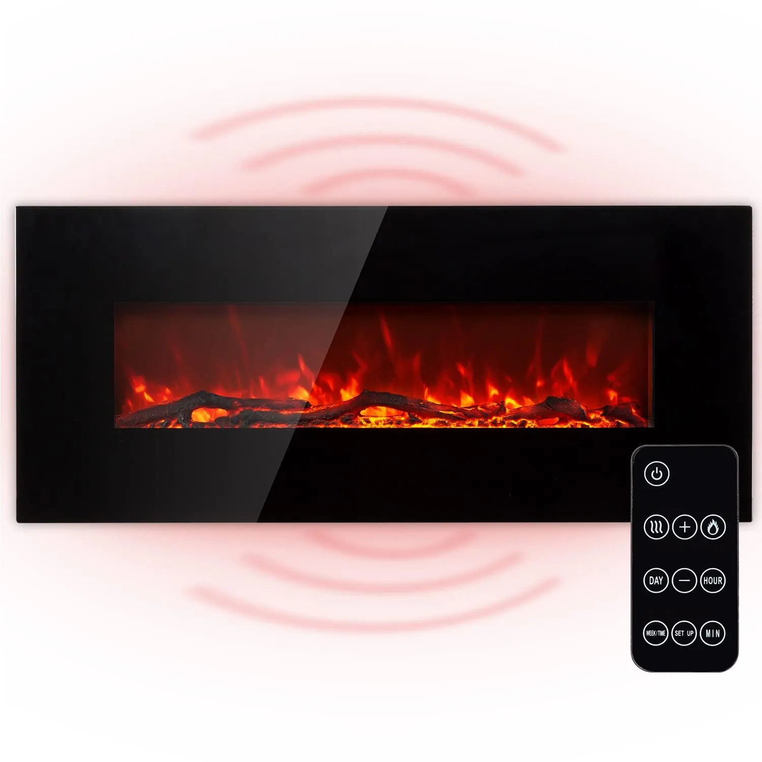 Klarstein Cheminée Électrique 2000W Effet Flamme LED