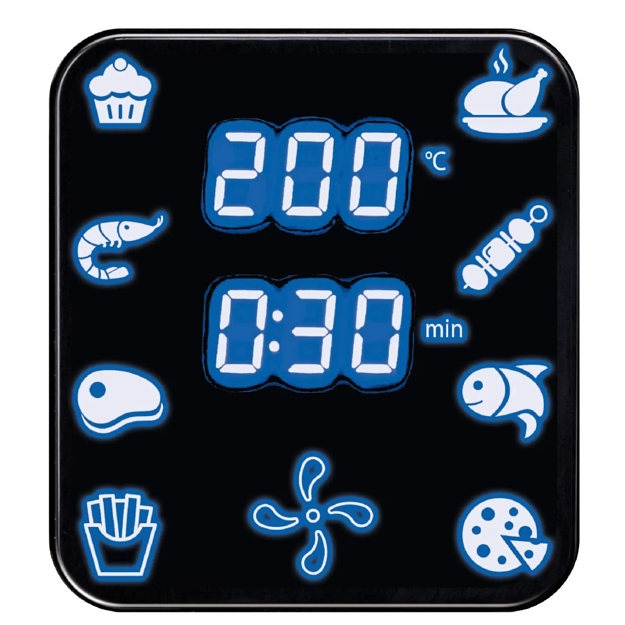 MPM MFR06 friteuse sans huile 4,5 L 8 programmes tactile