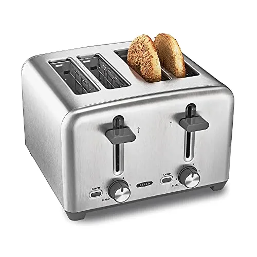 La Bella grille-pain 4 tranches inox extra-large