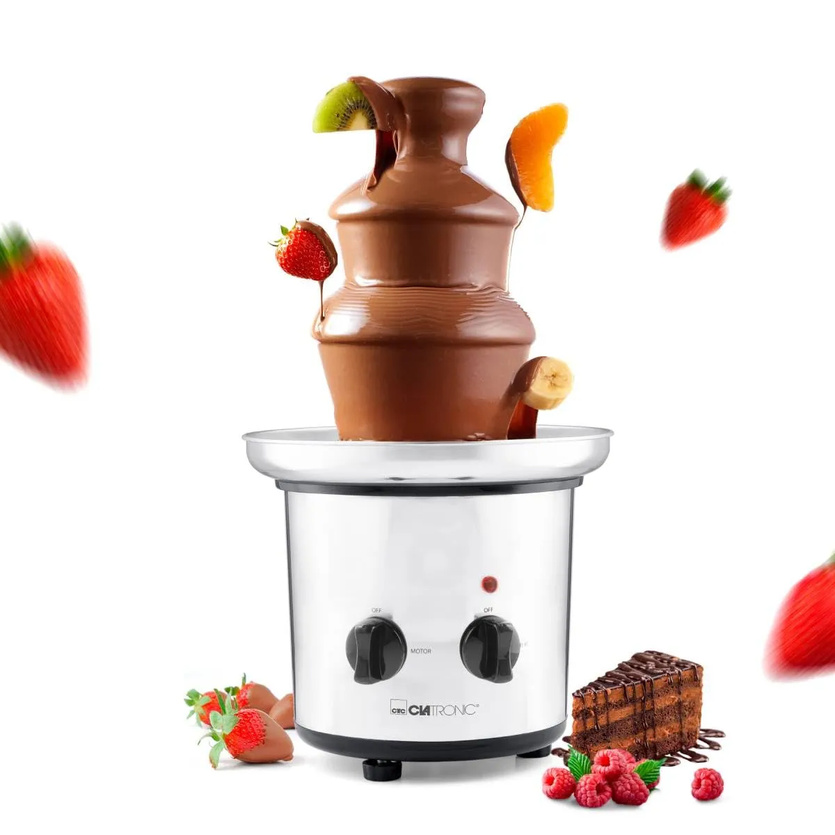 Clatronic SKB 3248 fontaine à chocolat inox