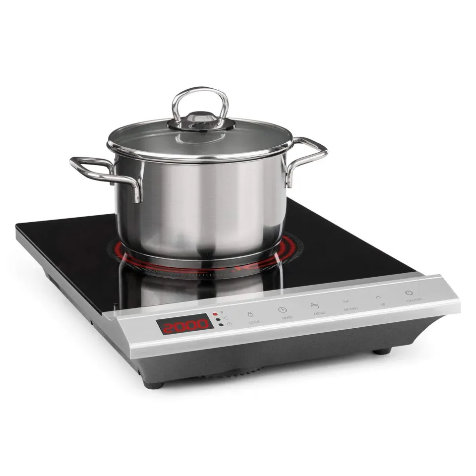 Klarstein MisterCook plaque cuisson infrarouge 2000W argent
