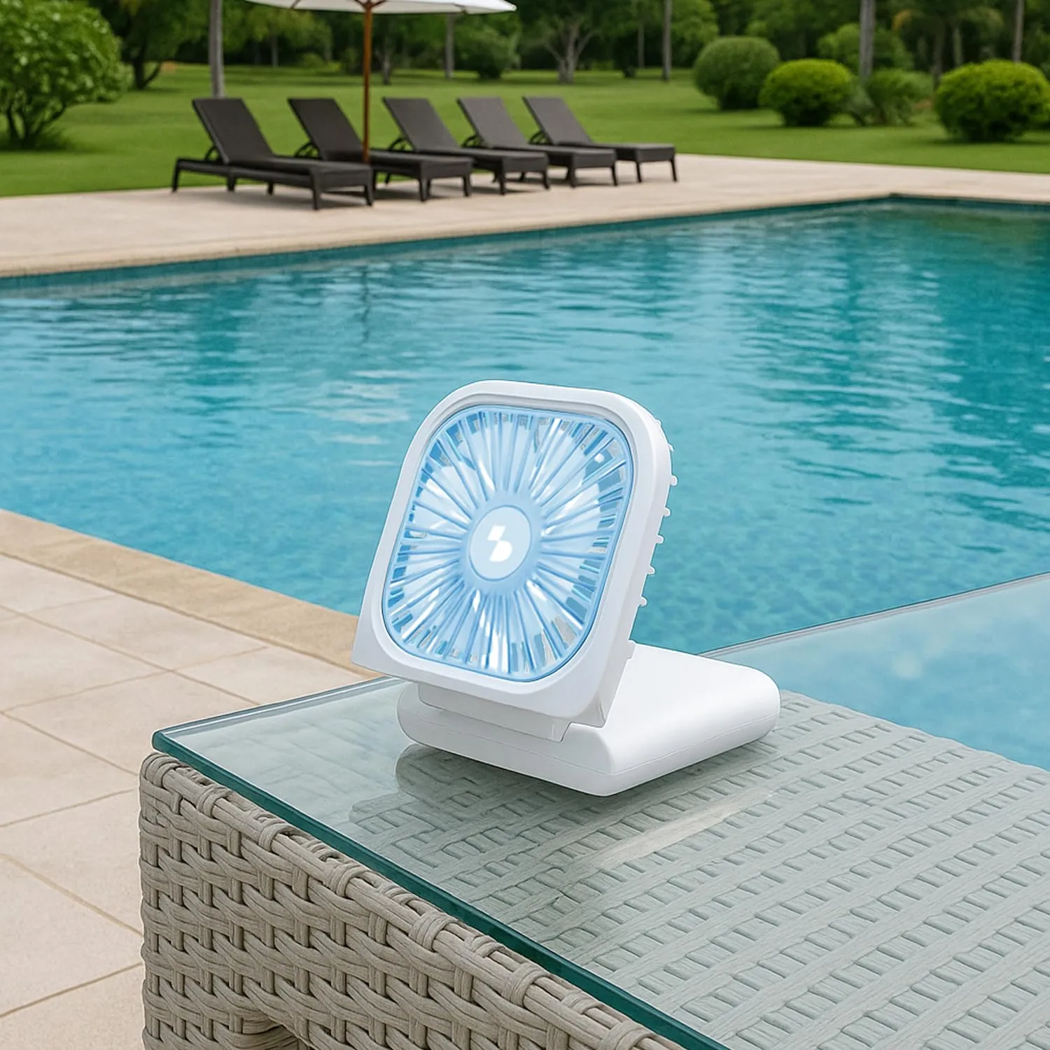 Beper P206VEN411 mini ventilateur rechargeable pliable USB-C