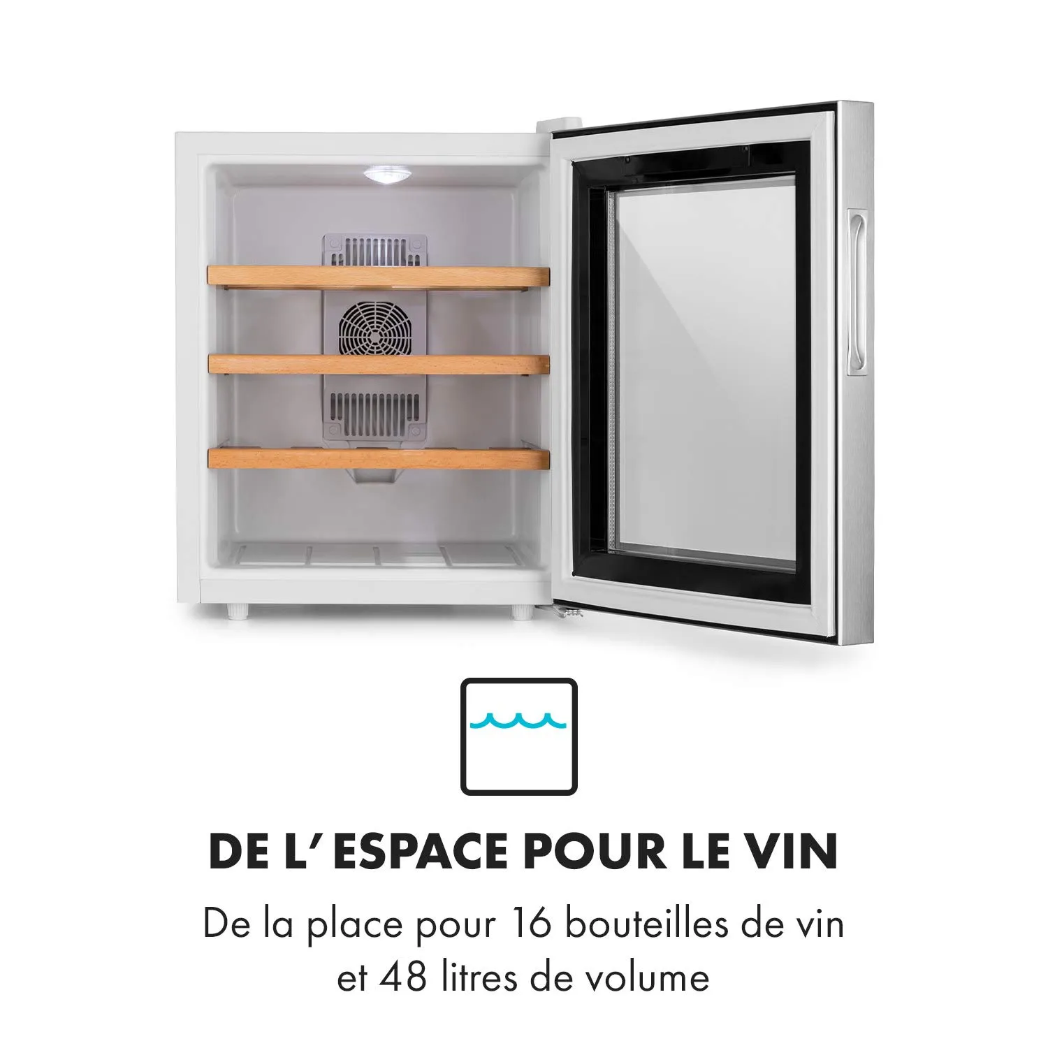 Klarstein Reserva 16 cave à vin blanc 16 bouteilles 48L