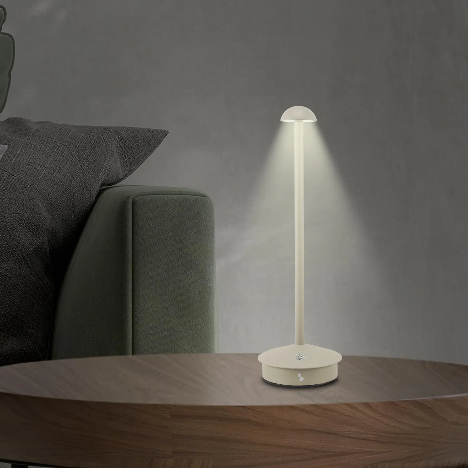 Beper P207ILI152 lampe de table gris tourterelle
