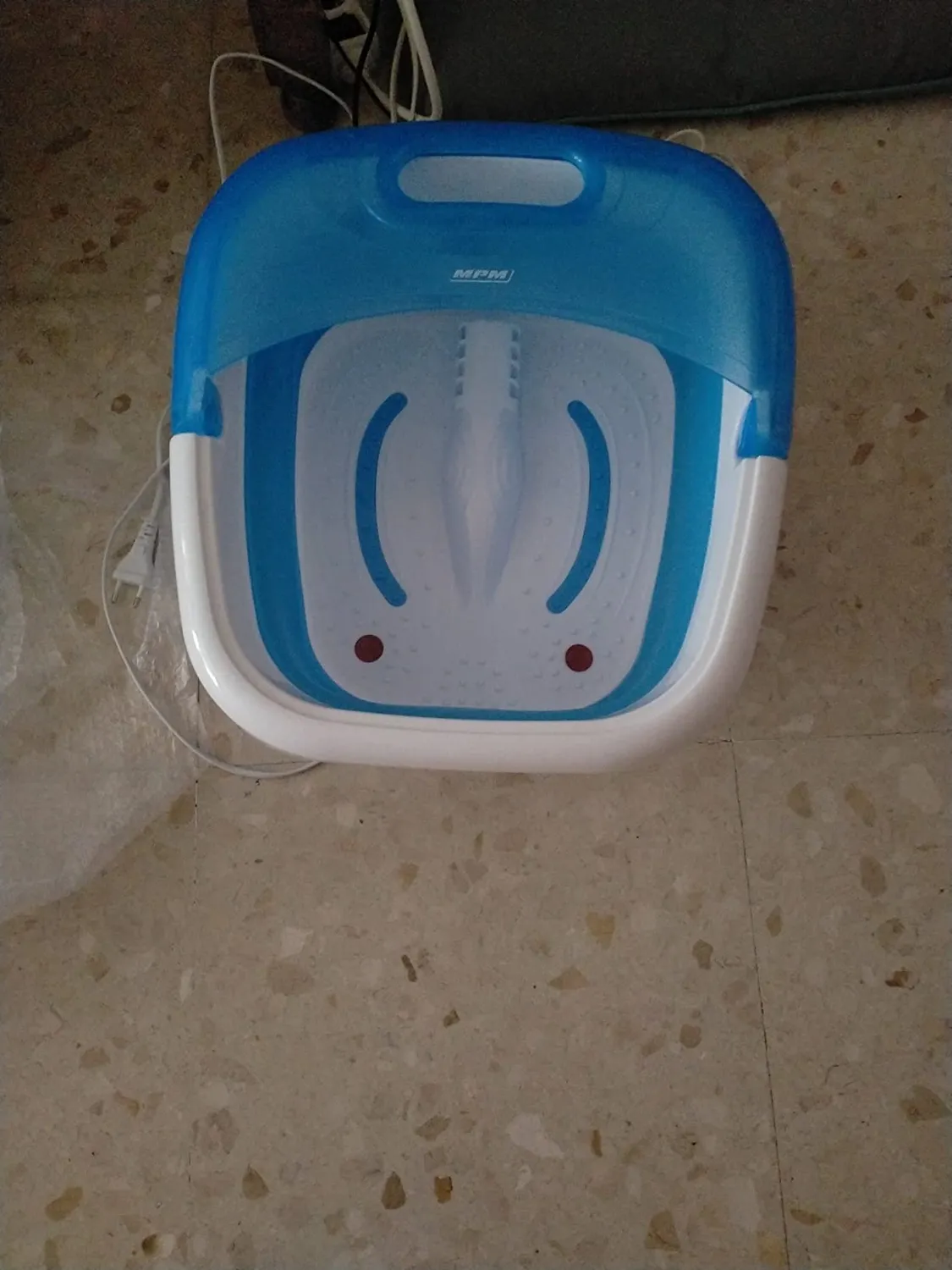 MPM MMS-04 bain de pieds hydromassant pliable 90 W