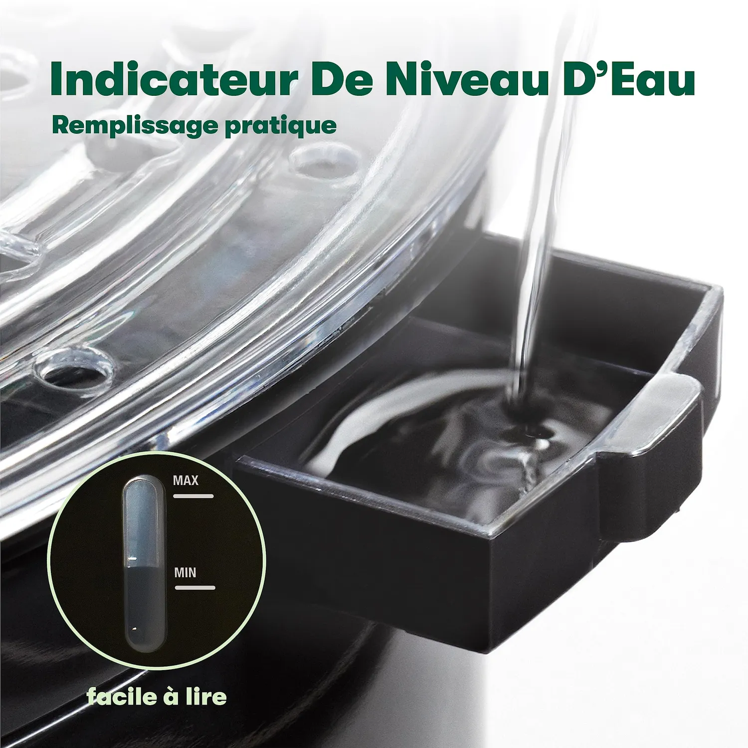 Bella cuiseur vapeur 2 étages 7 L noir arrêt auto