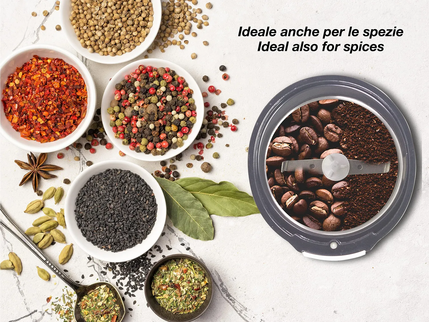 Beper BP.581 moulin à café électrique 100g 250W