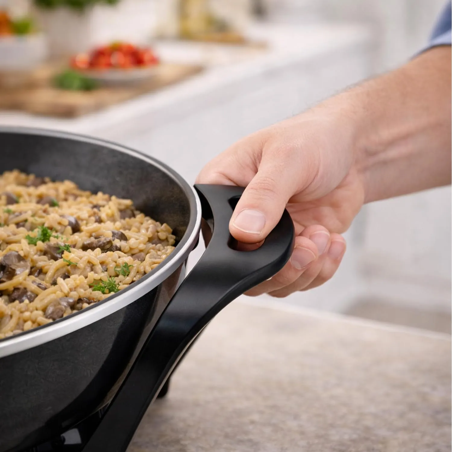 Beper P101COS100 wok électrique 33cm 5L céramique