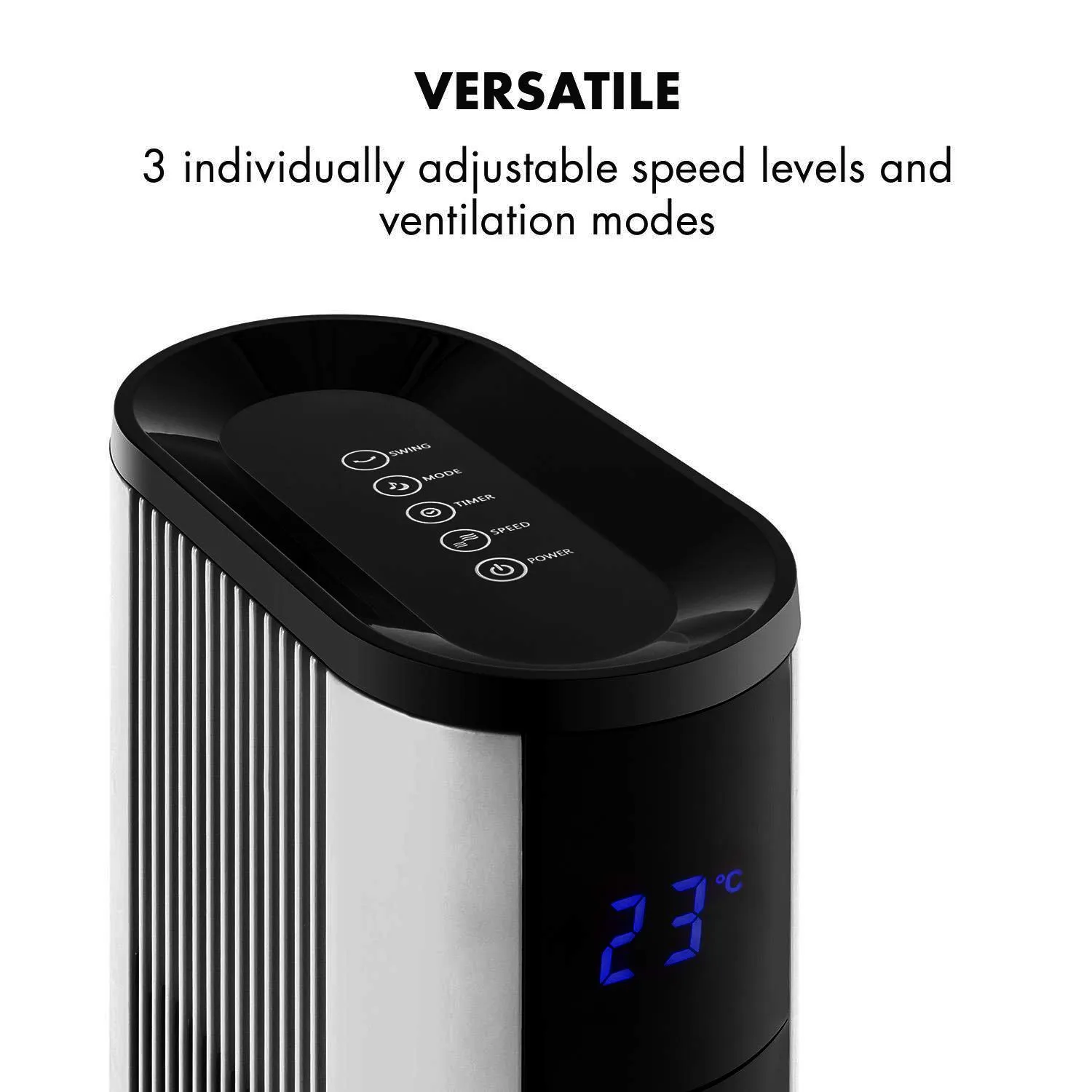 Klarstein Skyscraper 3G ventilateur tour gris 50 W