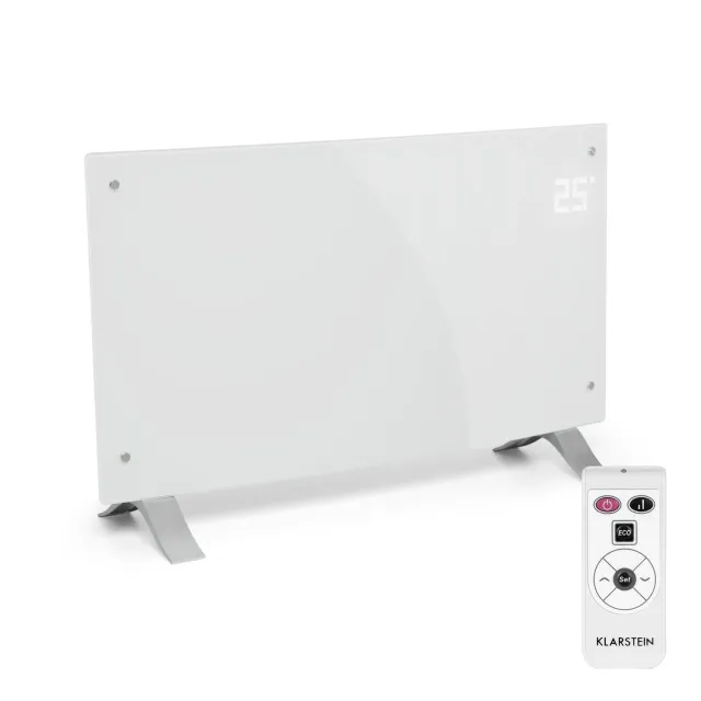 Klarstein Bornholm Curved Radiateur Convection 2000 W Blanc