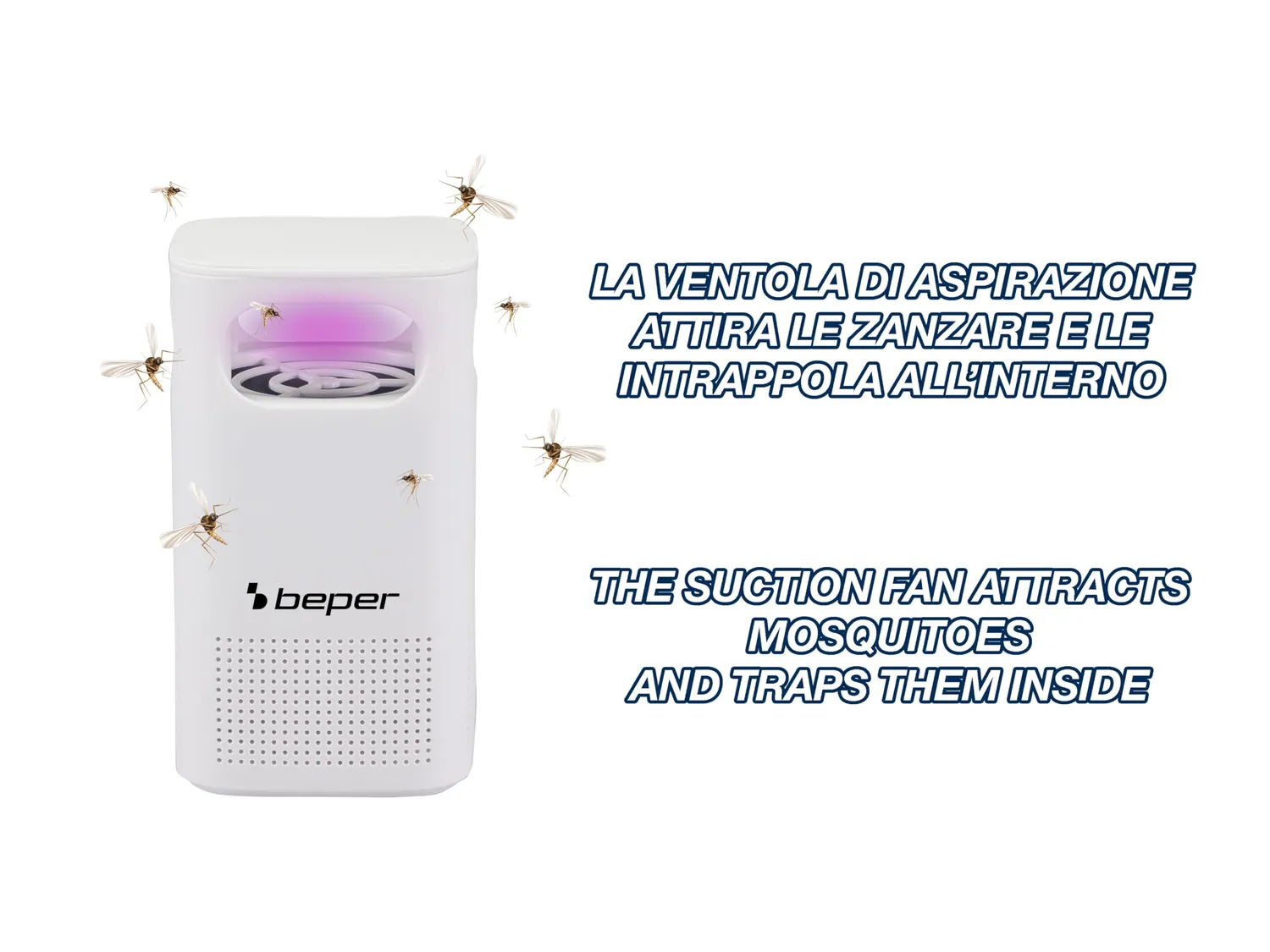 Beper P206ZAN101 lampe anti-moustiques USB silencieuse
