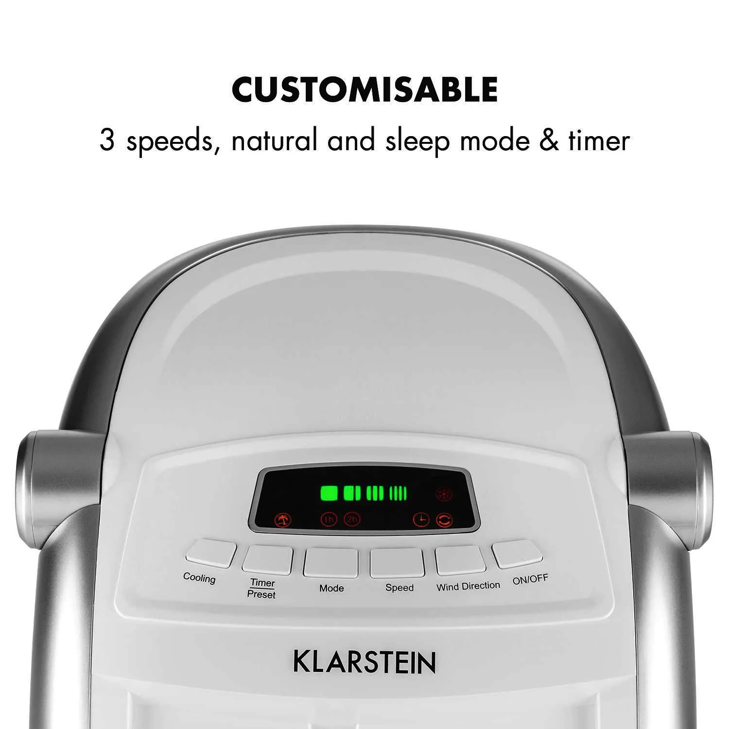 Klarstein Maxfresh rafraîchisseur d'air 6 L gris 65 W