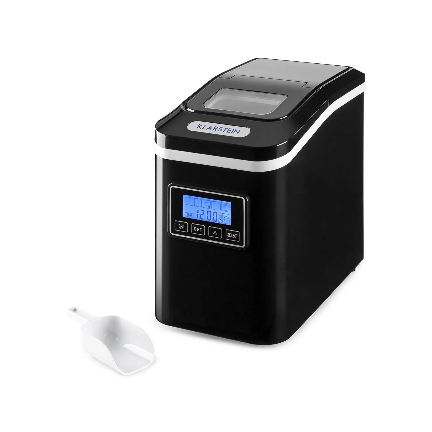 Klarstein Lannister machine à glaçons 10 kg noir