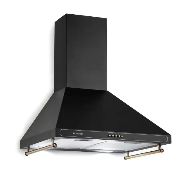 Klarstein Victoria hotte aspirante noire 645m3/h